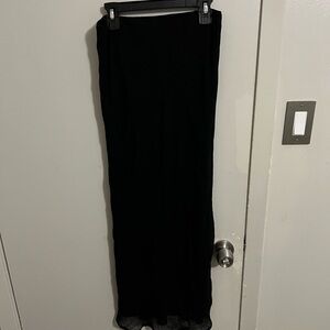 Forever 21 Classic Black Maxi Skirt